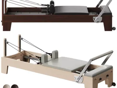 Elina Elite Reformer Pilates Machine 3D model
