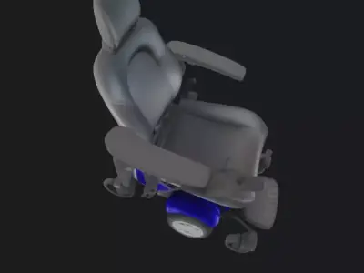 Golden Compass Sport Mobility Scooter 3D Model 3D model