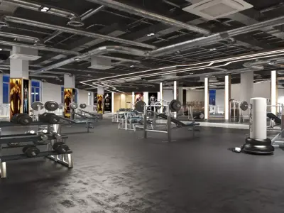 Gym Club 29 3D model
