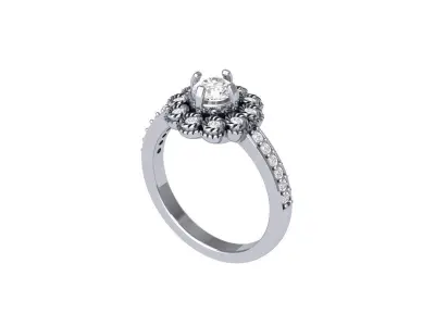 Wedding Ring  3D print model 246