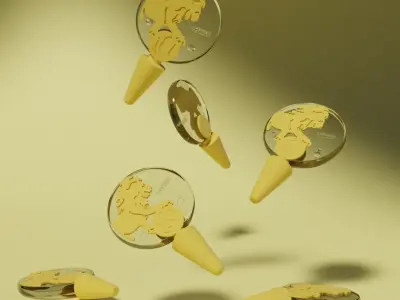 Sample Random Token Design 3D model