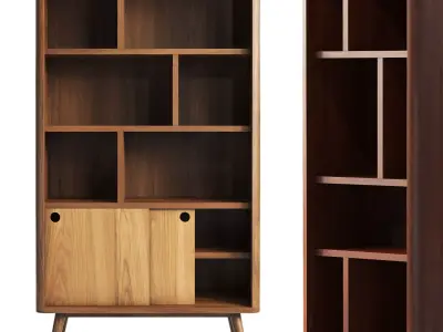 Joybird Owen Bookcase 2 option 3D model