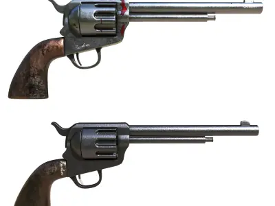 revolver v2 3D model