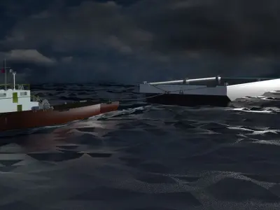 Supoert Vessel  SV BobCat 3D model