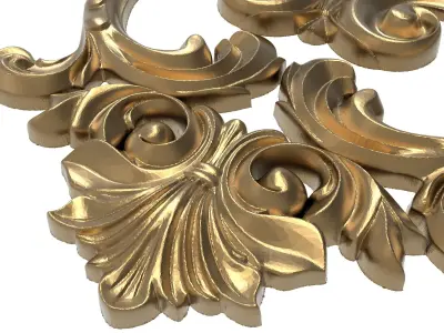  decorative pattern ready for 3D printing 3D model 487
