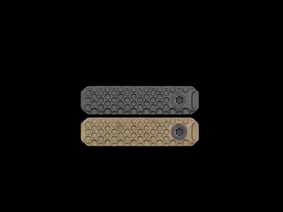 RailScales M-LOK Railcovers Low-poly 3D model
