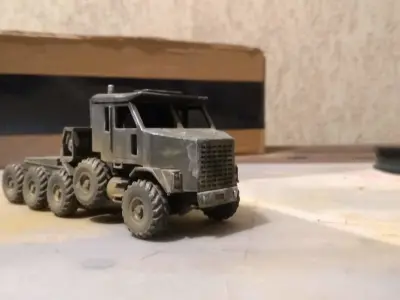 Oshkosh M1070 inspired with trailer 3D print model
