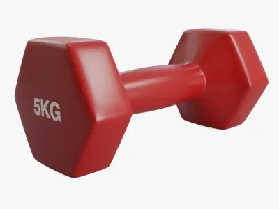 Dumbbell 5kg 3D model