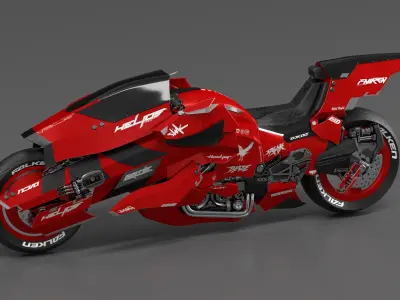  Futuristic Racing Motorbike Concept 