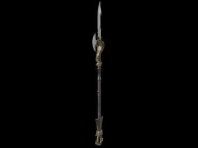 Spear02 elder scrolls iii sword Low-poly 3D model