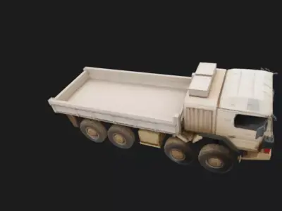 MAN HX77 8x8 Military Truck 3D Model 3D model