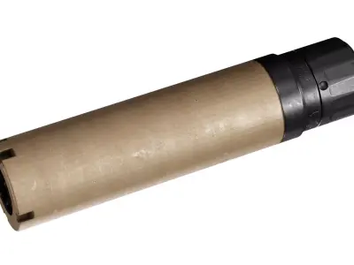 SIG SAUER XM7 MCX SPEAR SUPPRESSOR Low-poly 3D model