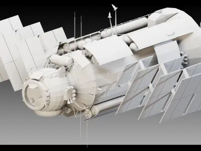 30- Satellite Props- High detail 3d models- Vol 04 Low-poly 3D model