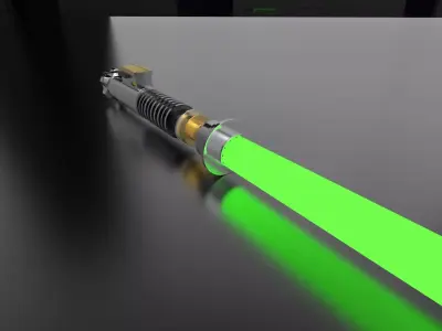 Luke Skywalker Lightsaber - StarWars 3D model