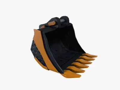 Excavator bucket 3D model buy
