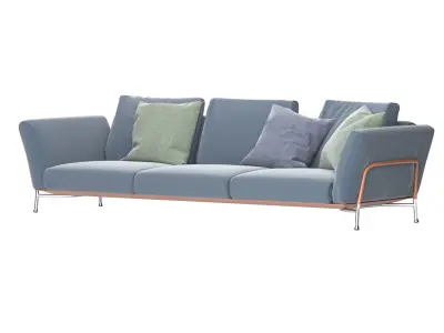 Sofa Ambroeus by Antonio Citterio Free 3D model