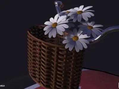 A bike from Valencia Low-poly 3D model