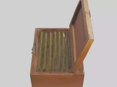 Tea Box model Low-poly 3D model