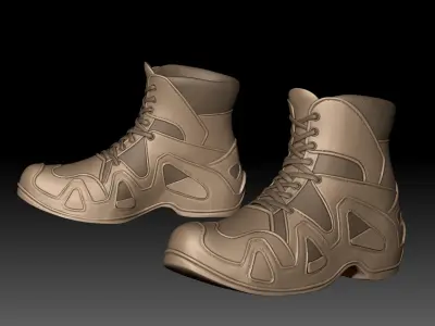 Zbrush Boots 02 3D model