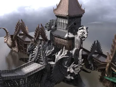 Golden Triangle Temples 3D model