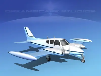 Cessna 320 Skyknight V02 3D model