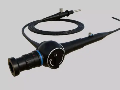 Hysteroscope Low-poly 3D model