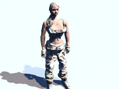 Jenny The Killer Low-poly 3D model