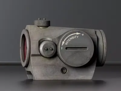 Aimpoint Micro T-1 Game-Ready PBR Low-Poly VR AR 3d model Low-poly 3D model