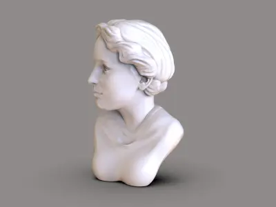 Classic Women Bust 3D print model