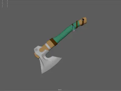 Souvenire Axe Free low-poly 3D model