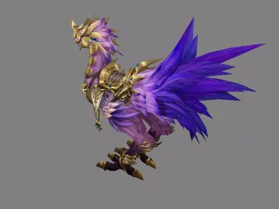 Mount - Dino Type 04 Low-poly 3D model