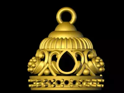 jumka golden bell 3D print model order