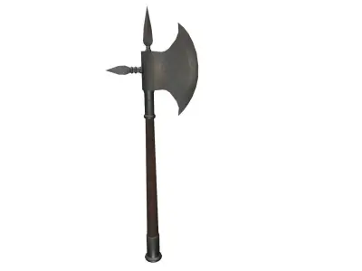 Medieval Axe Free low-poly 3D model