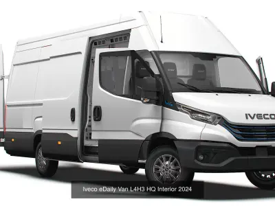 Ivecoe  Daily Van HQ Interior 2025 3D Model Pack