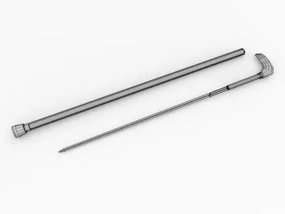 Sword Stick 3D model