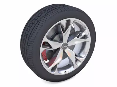 Infiniti Rim 3D Model Low-poly 3D model