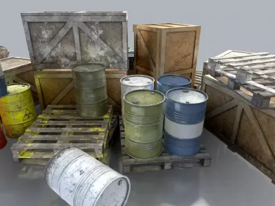 Low Poly Environment Assets Low-poly 3D model