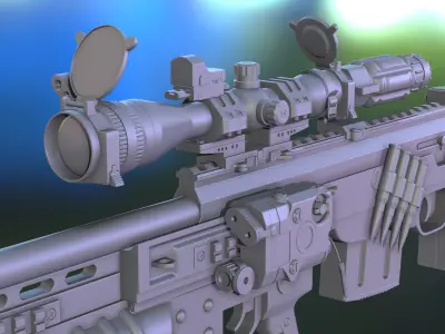 AWP Sniper 3D model