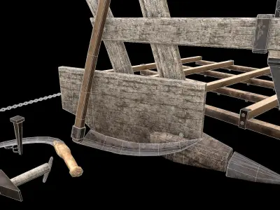 Medieval Agriculture Asset Pack Low-poly 3D model