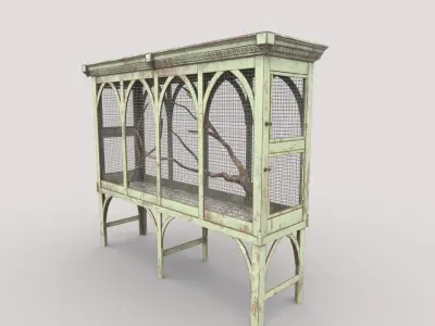 Bird Cage 3D model shop