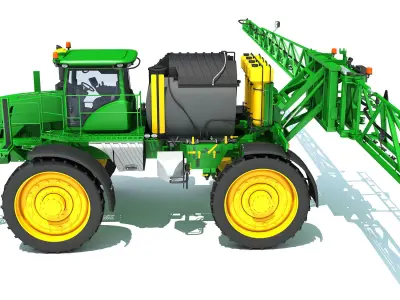 Sprayer and Spreader Machine 3D model
