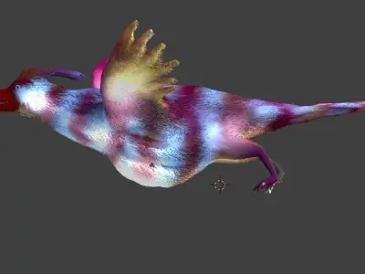 paradise hen 3D model