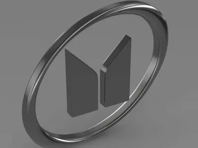 Isuzu Logo 3D model