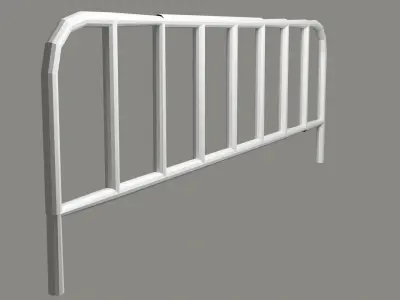 Metallic Divider Free low-poly 3D model