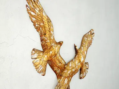 Midcentury Bird Sculpture 3D model