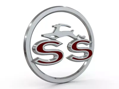 impala logo 3D model by 3dlogoman