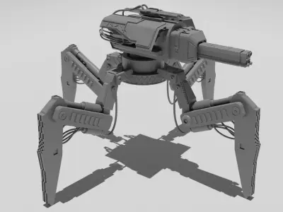 Sci-fi guard of your military  3D print model purchase