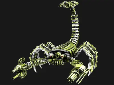 Robot Scorpion 3D model purchase