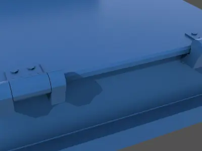 WW2 naval hatch - Commercial license - 1-200 scale 3D print model