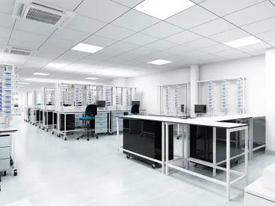 Medical Laboratory 3D model